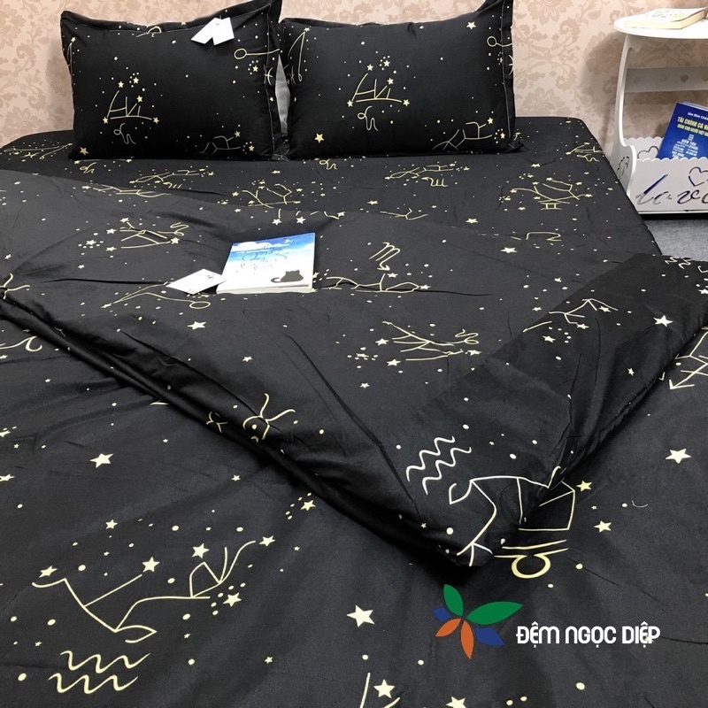 Chăn ga gối 5 món bộ Vỏ Chăn lồng được ruột cotton poly hàng đẹp loại 1