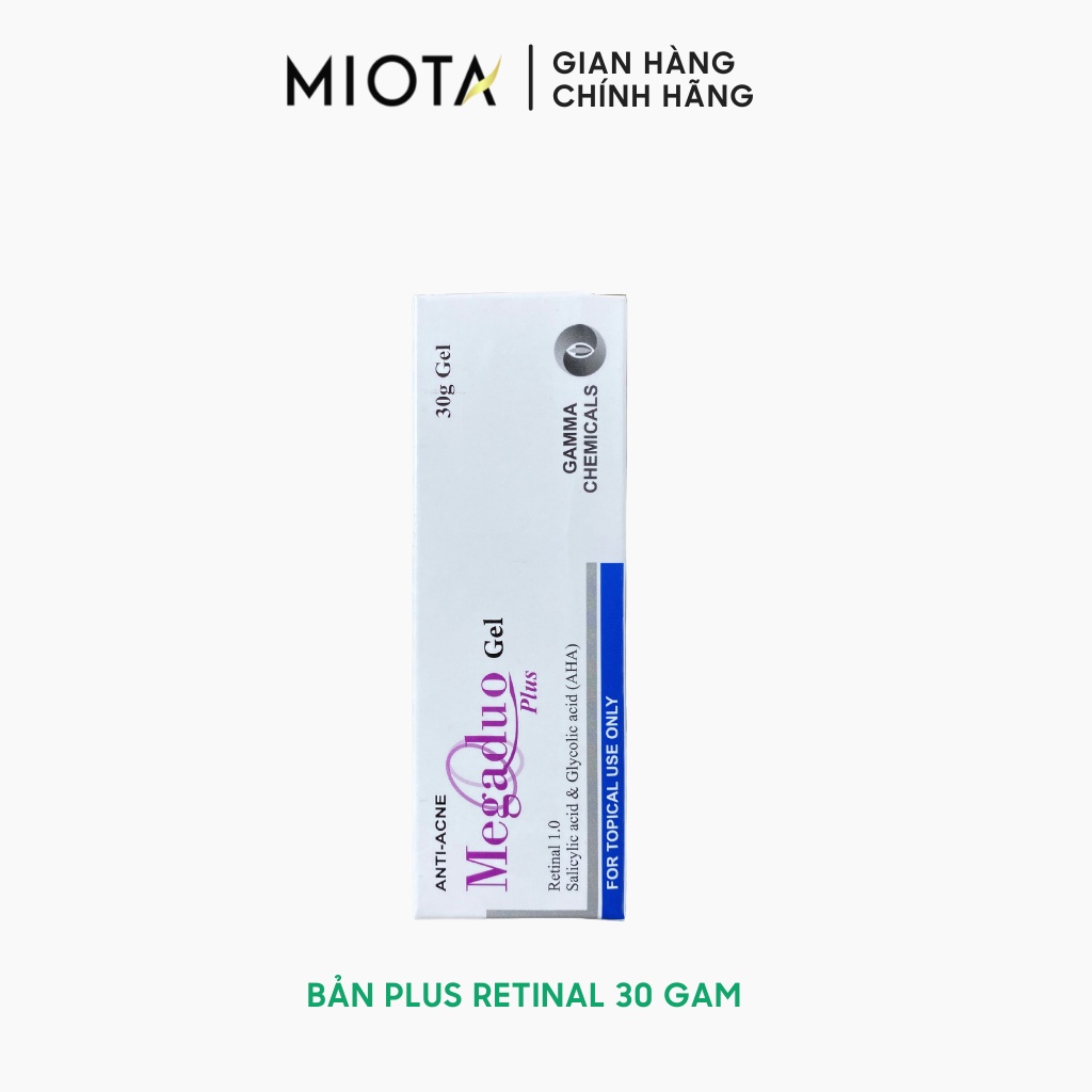 Combo Gel giảm mụn ẩn và thâm Gamma Megaduo Gel, Klenzit 15g/30g