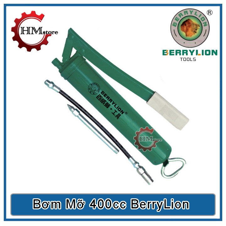 Dụng cụ Bơm Mỡ Berrylion 400cc - 500cc - Bơm mỡ cho động cơ......