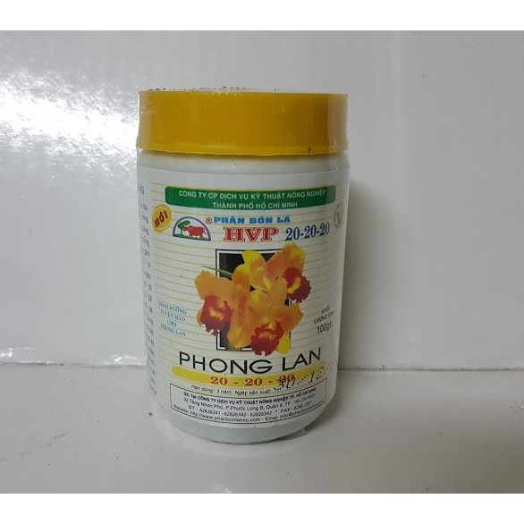 Phân bón lá hvp 20-20-20 chuyên cho phong lan