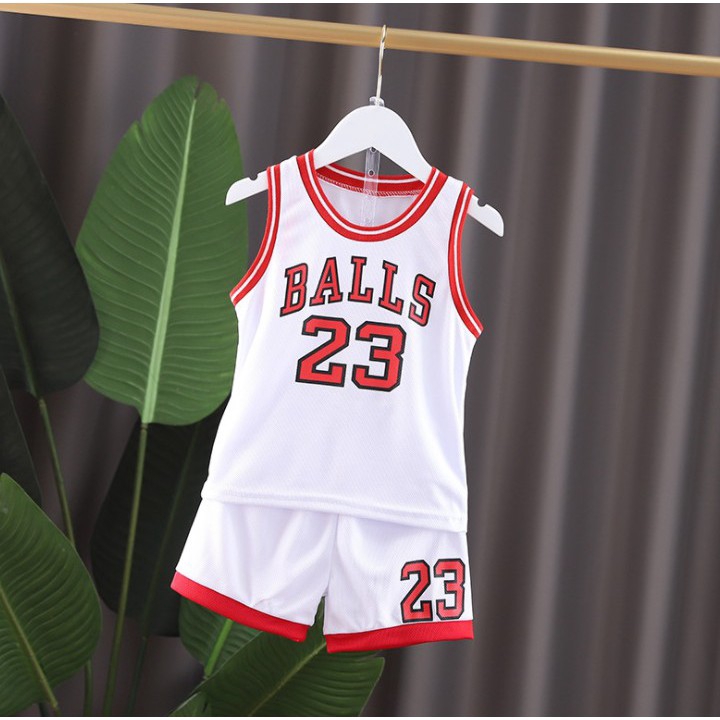 Set Đồ Thể Thao 2 Món Thời Trang Mùa Hè Cho Bé Bộ Đồ Thể Thao Bóng Rổ Dáng Rộng Thoáng Khí Dành Cho Trẻ 23 23