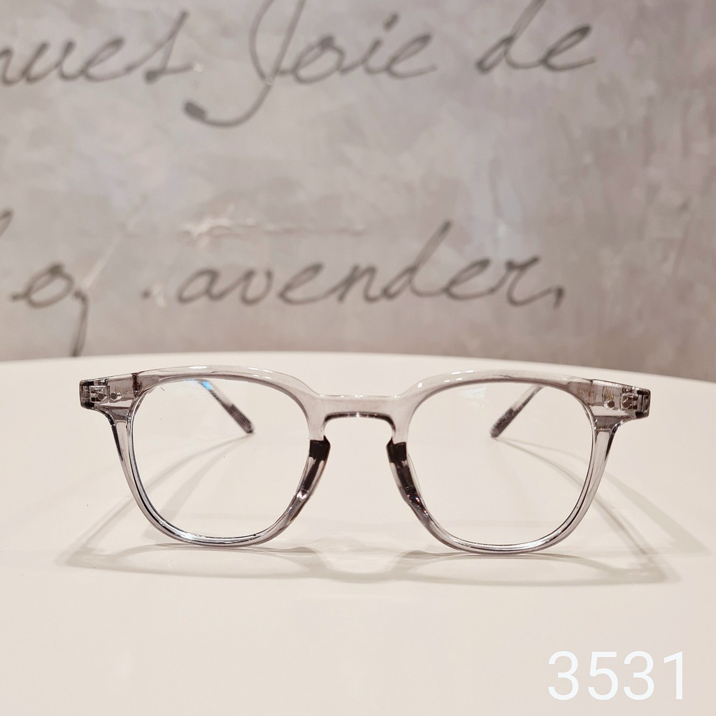 Gọng kính Thời trang Nam nữ LILYEYEWEAR mắt kính tròn giả cận không độ nhựa cứng cáp 3531 | BigBuy360 - bigbuy360.vn