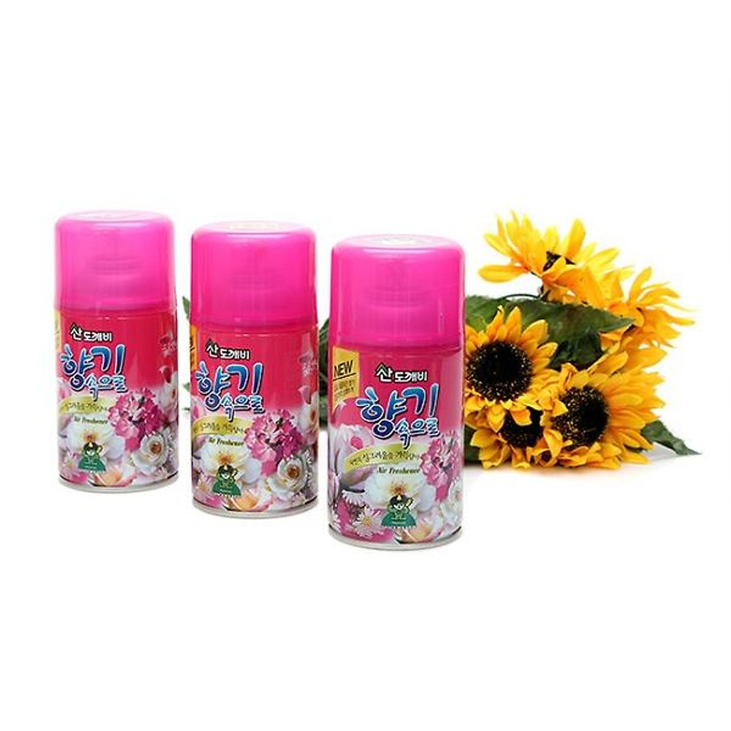 Xịt thơm Hàn Quốc 300ml hương cà phê khử mùi ô tô văn phòng khách sạn karaoke tủ quần áo