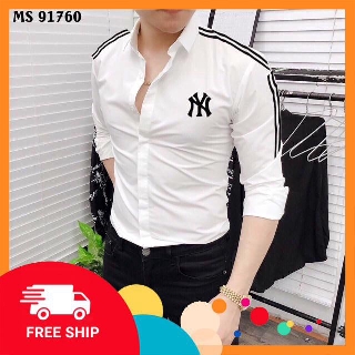 Áo Sơ Mi Nam Hàn Quốc Cao Cấp (Đen, Trắng)
