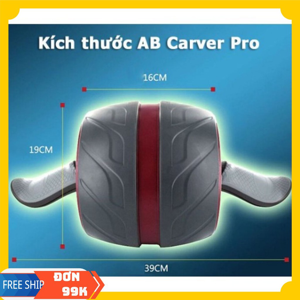 Con Lăn Tập Bụng AB Caver Pro Cao Cấp, 1 bánh lớn hàng cao cấp