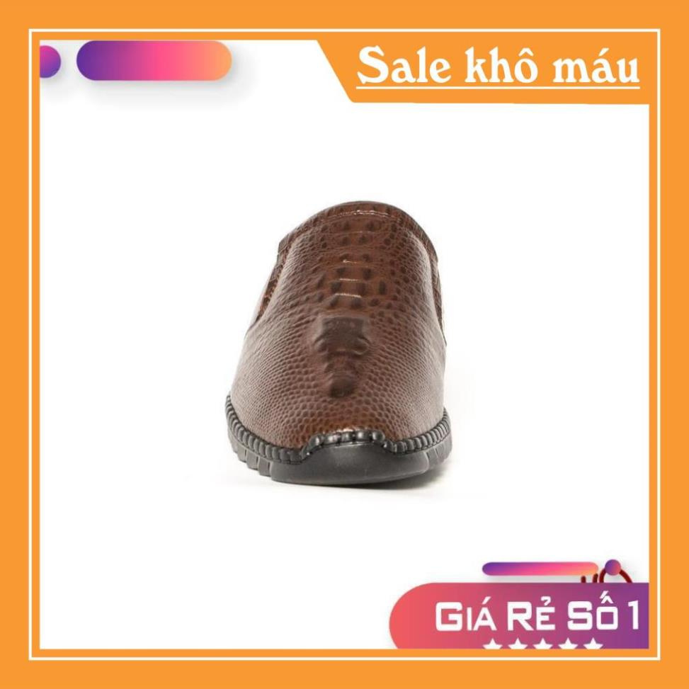 [Sale 3/3] Giày sabo_Dép sục da bò dập vân cá sấu sang trọng VO201 Sale 11