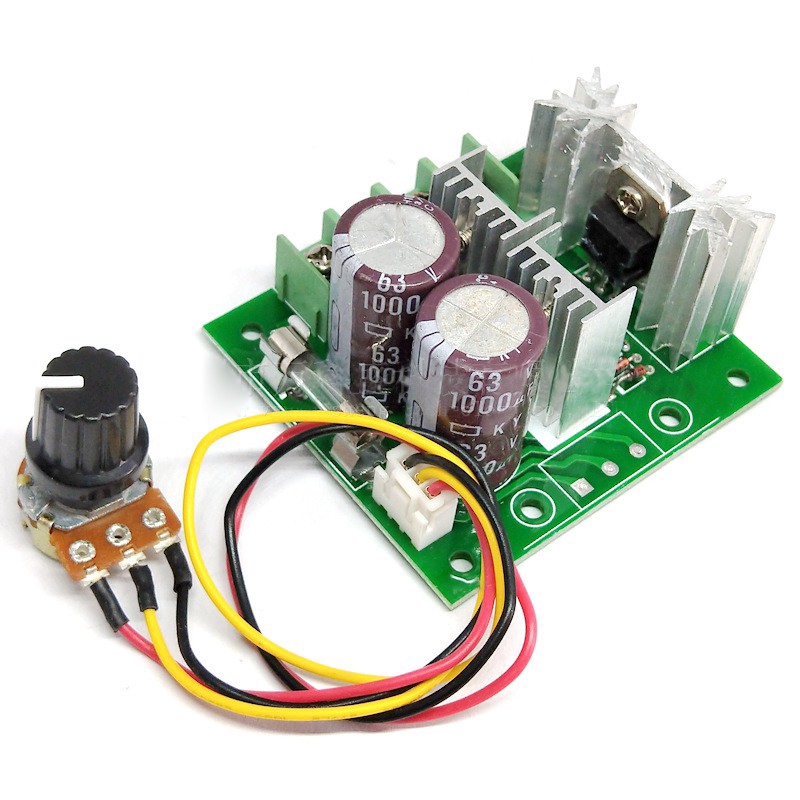 Bộ điều khiển tốc độ động cơ DC có thể điều chỉnh Mô-đun điều khiển động cơ PWM 12-40V 400W 10A với chiết áp CCMHC CCMHCW
