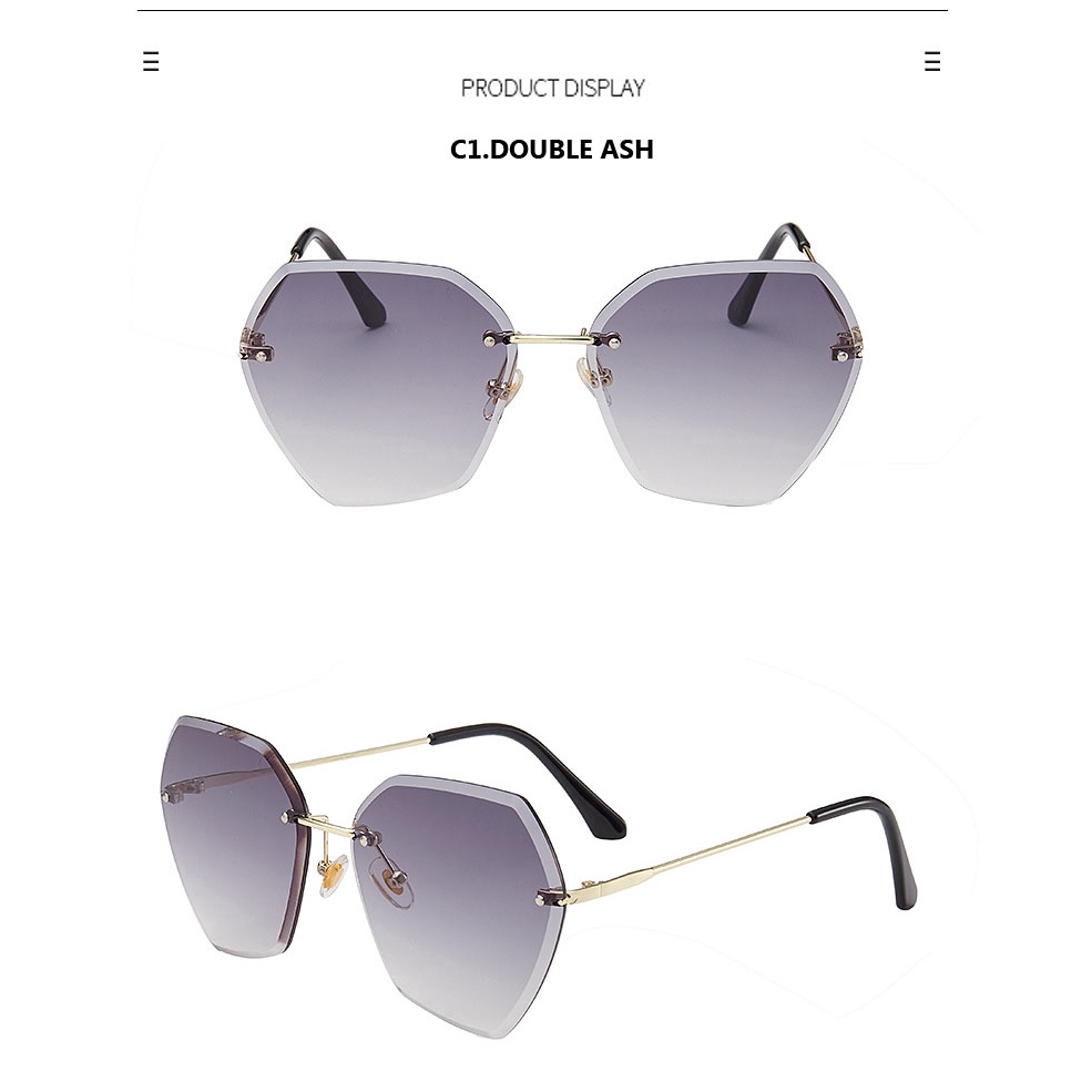 Kính mát đính đá phong cách cổ điển thời trang cho nữ