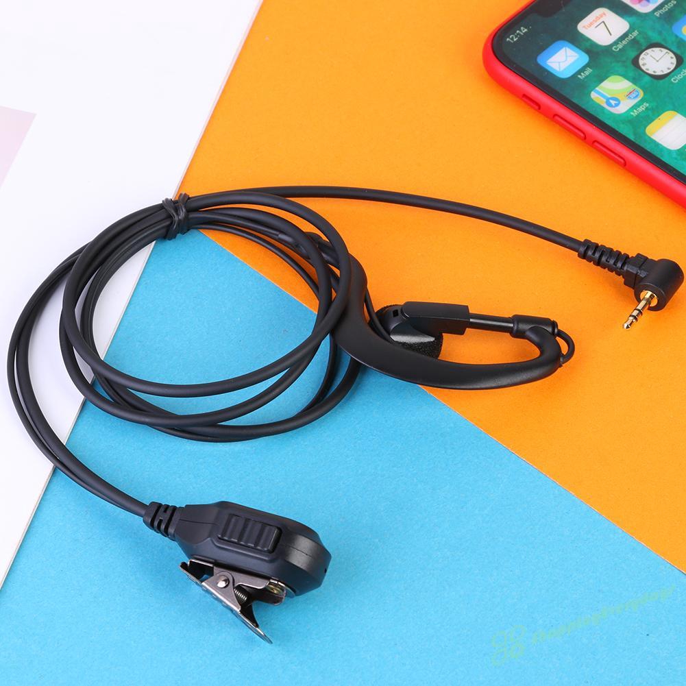 Tai Nghe Hình Chữ G 2.5mm 1pin Kèm Mic Dành Cho Bộ Đàm Motorola