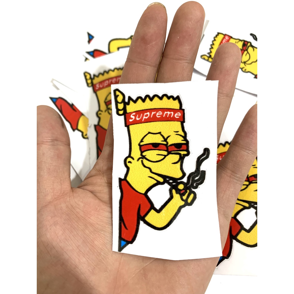 Tem Sticker Supreme 3 lớp Siêu Đẹp