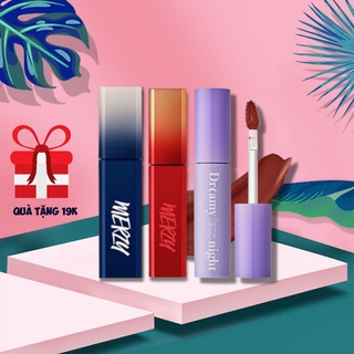 Son Merzy Dreamy Latte Night phiên bản tím pastel chính hãng - Son kem lì merzy lên màu đẹp