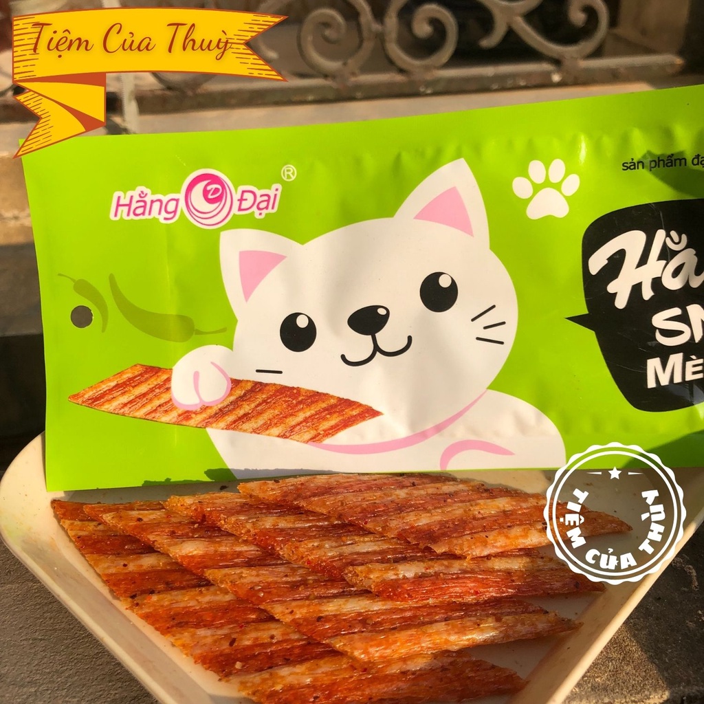 5 Gói Snack Mèo Yêu Xé Cay Hằng Đại, Bim Bim Cay, đồ ăn vặt tuổi thơ