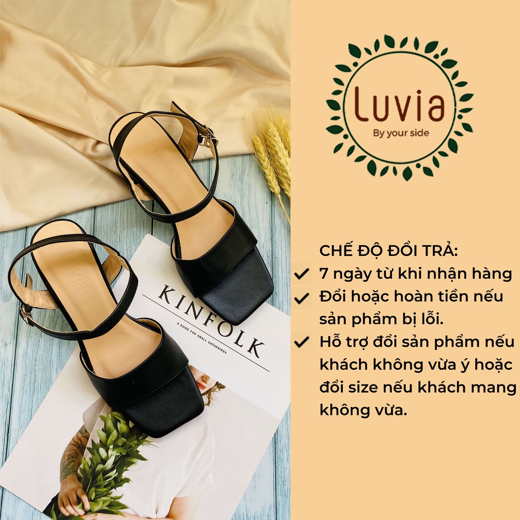 Giày sandal nữ cao gót 5 phân thời trang Luvia 14SD