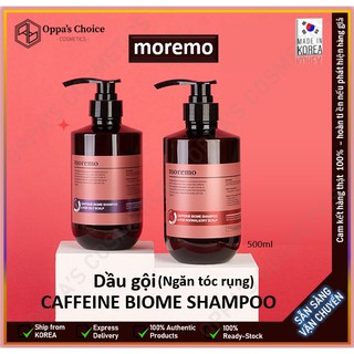 Dầu gội đầu MOREMO CAFFEINE BIOME SHAMPOO 500ml (ngăn tóc rụng)