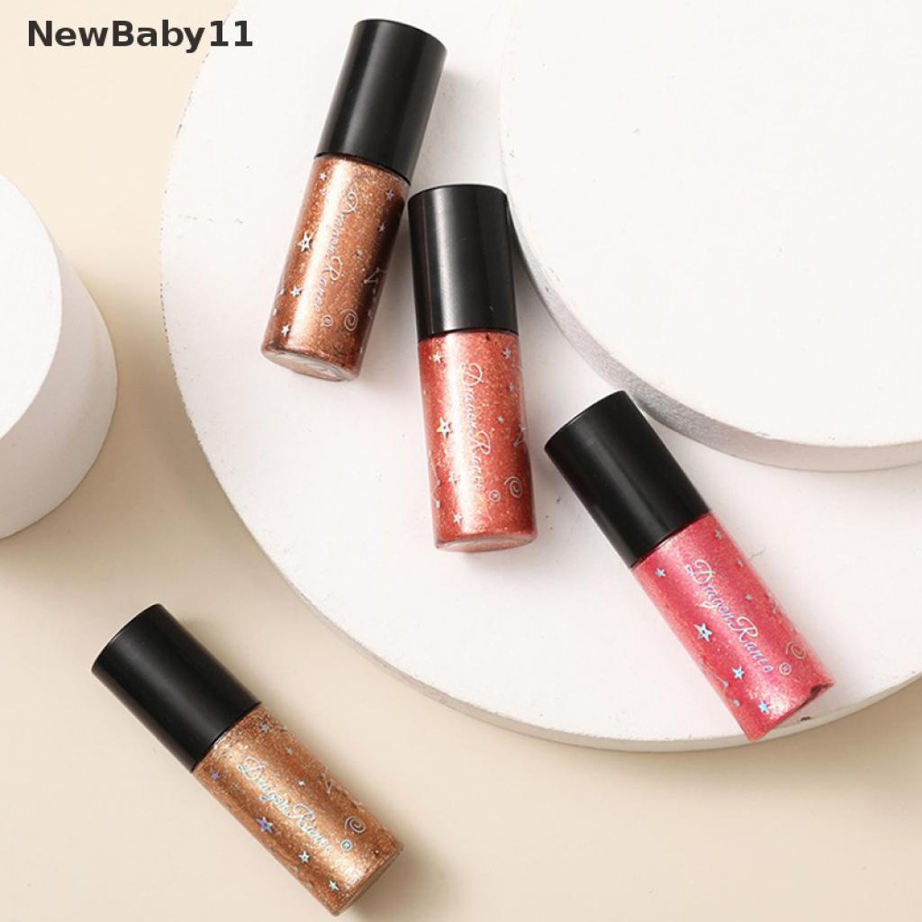 1 Hộp Phấn Mắt Dạng Lỏng 10 Màu Lấp Lánh Chống Thấm Nước NewBaby