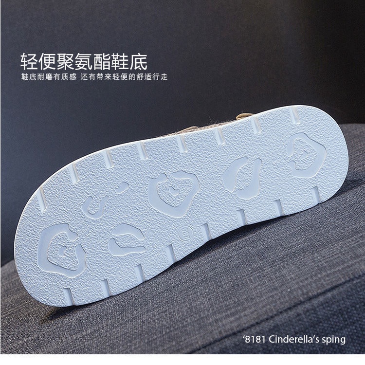 Dép Sandal Đế Dày Đi Biển Phong Cách Mới Dễ Phối Đồ Thời Trang Cho Nữ
