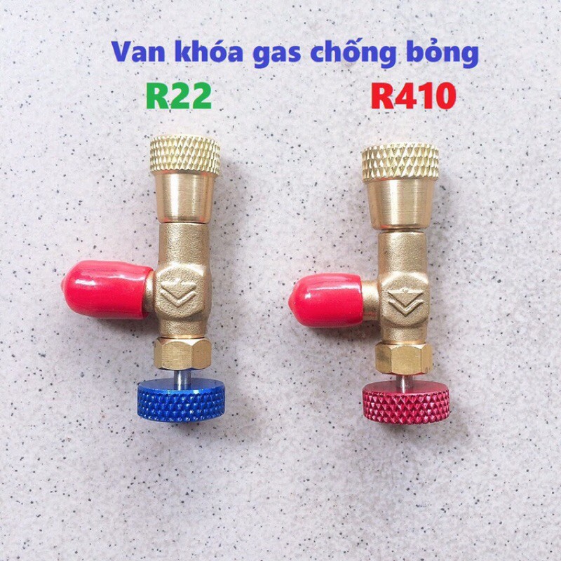 Van Khóa Gas Chống Bỏng R22-R410 Hengsen