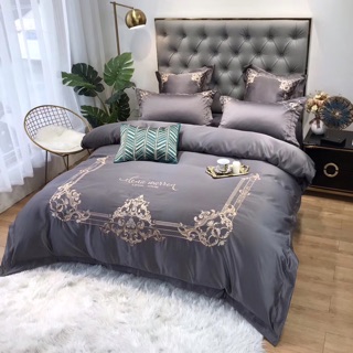Bộ chăn ga lụa satin Hoàng gia (7 màu)