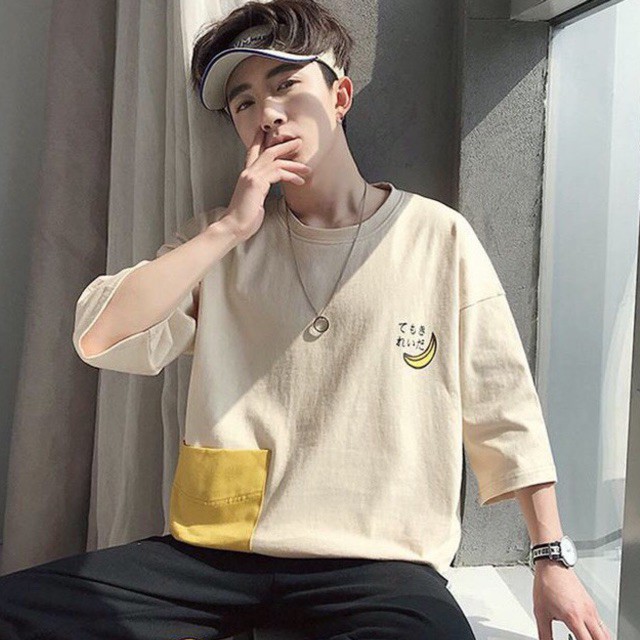 Áo thun tay lỡ form rộng - phông nam nữ cotton oversize - T shirt trái chuối - 2N Unisex | BigBuy360 - bigbuy360.vn