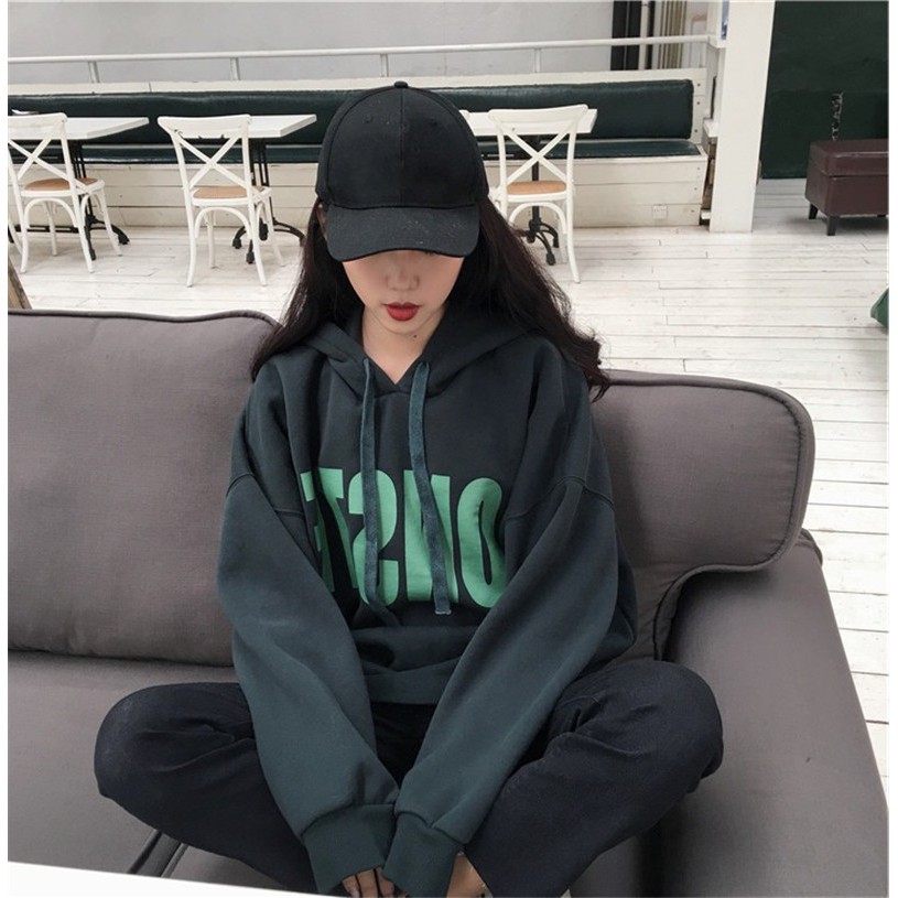 SUXI Áo tròng đầu nữ dài tay kích cỡ lớn