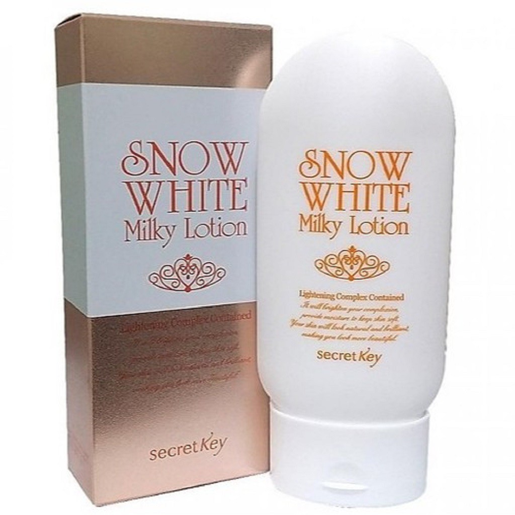 Sữa Dưỡng Thể Dưỡng Trắng Da Toàn Thân Secret Key Snow White Milky Lotion 120g