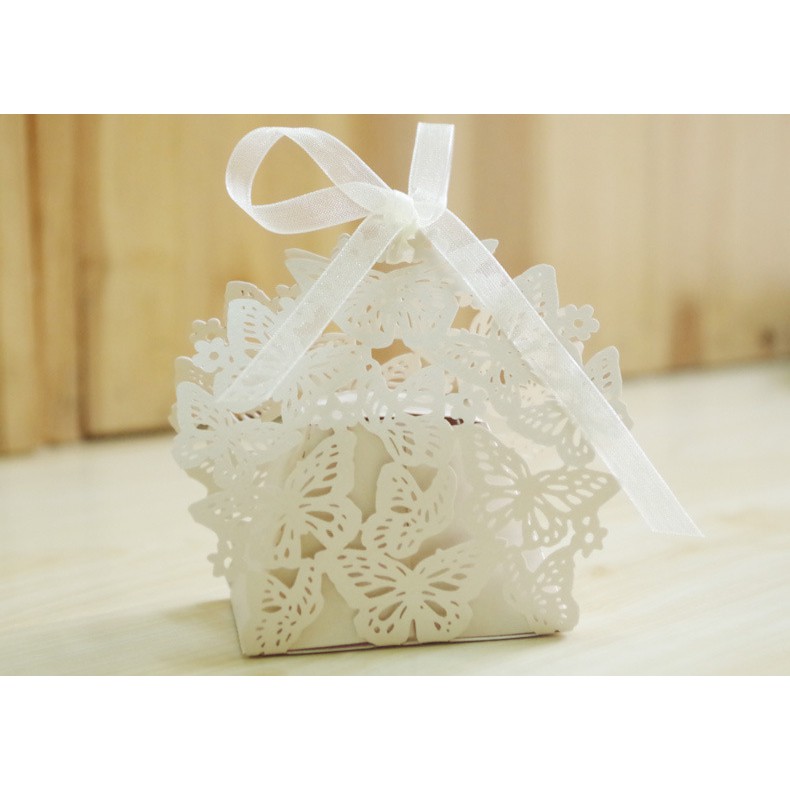HN12 Hộp giấy cắt hình đàn bướm 8*4*7.5cm | BigBuy360 - bigbuy360.vn