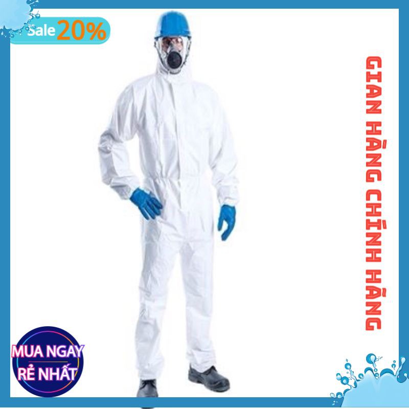 Bộ Quần Áo Bảo Hộ Y Tế VinGuard Vin-2000 Pro Không Có Viền Xanh Hàng Cao Cấp