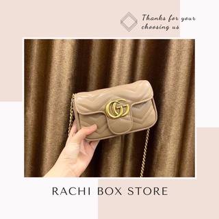 Túi đeo chéo da mềm dây xích