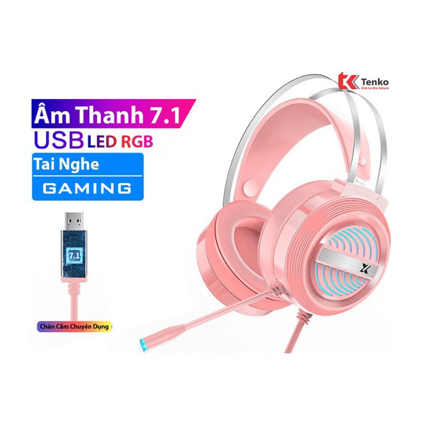 [HÀNG CHÍNH HÃNG] Tai Nghe Gaming Kotion G2000 Âm Thanh 7.1 Led RGB