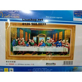 Tranh thêu bữa tiệc ly x8069