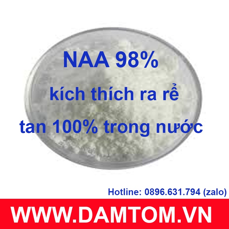 Siêu kích thích ra rễ Auxin NAA Ấn độ 98% tan trong nước - gói 100g