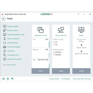 Phần mềm diệt virus Kaspersky Internet Security (5 User/Year)