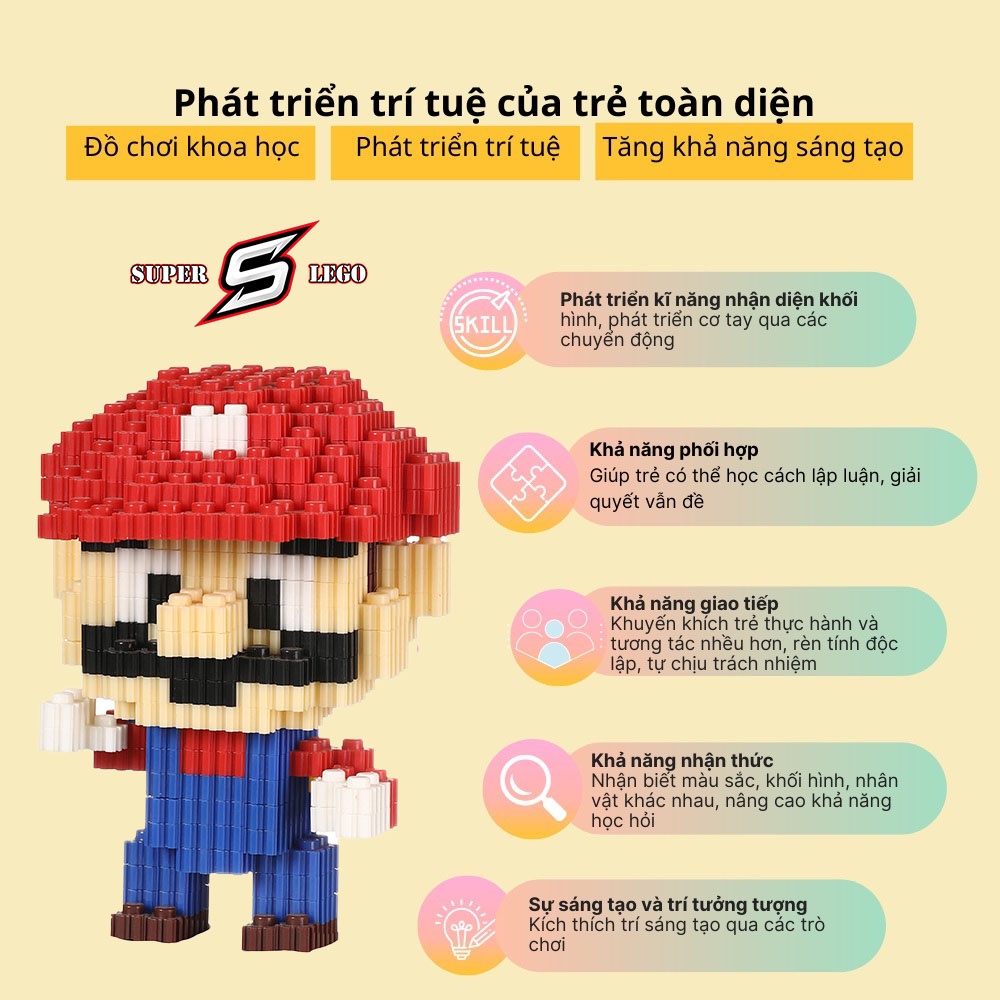 Đồ Chơi Mô Hình Lắp Ráp 3D mini Hình 12 Con Giáp cực kỳ đáng yêu và dễ thương quà tặng dành cho các bé