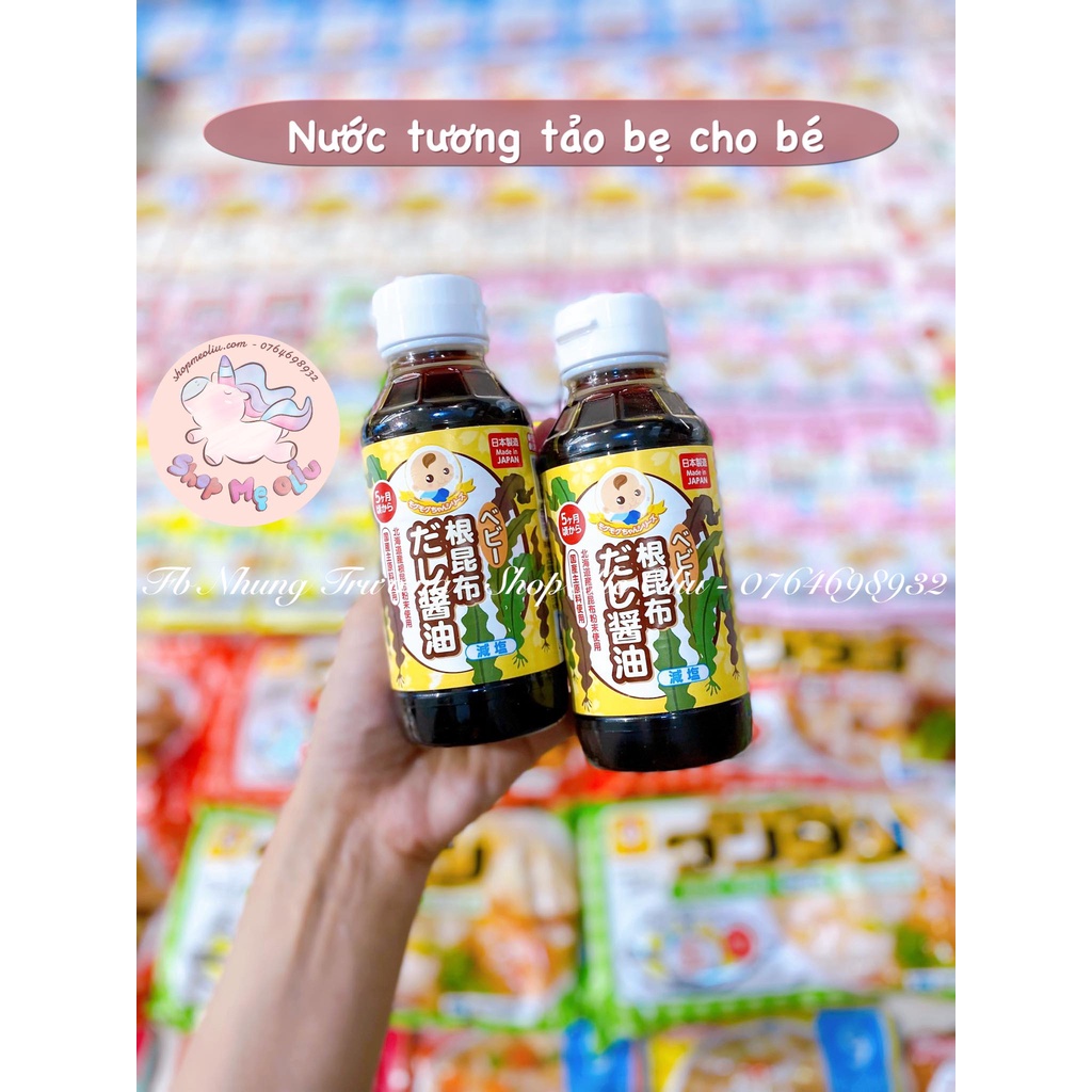 Nước tương tảo bẹ Nhật Bản cho bé 200ml date 11/22