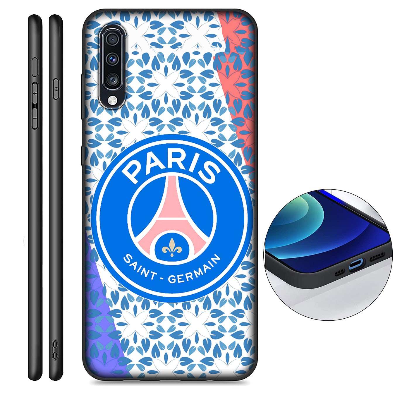 Samsung Galaxy S9 S10 S20 FE Ultra Plus Lite S20+ S9+ S10+ S20Plus Casing Soft Silicone Phone Case Paris Saint Germain logo Football Cover