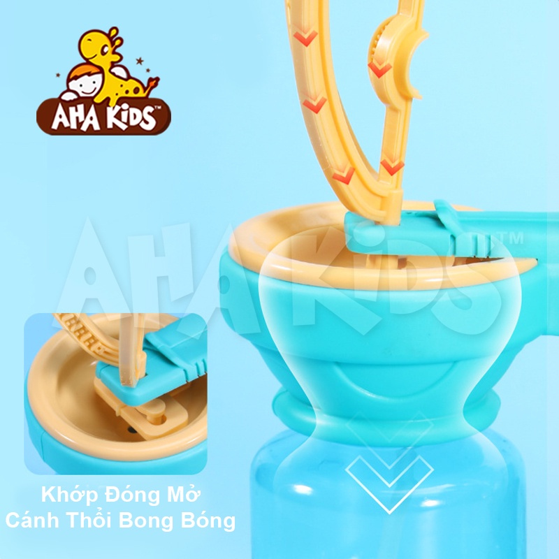 Máy Thổi Bong Bóng Xà Phòng Tự Động Cute, Dễ Thương 2 Màu, Súng Bắn Bong Bóng Cho Bé Mở Cánh Đa Cách Chơi,Bubble Machine
