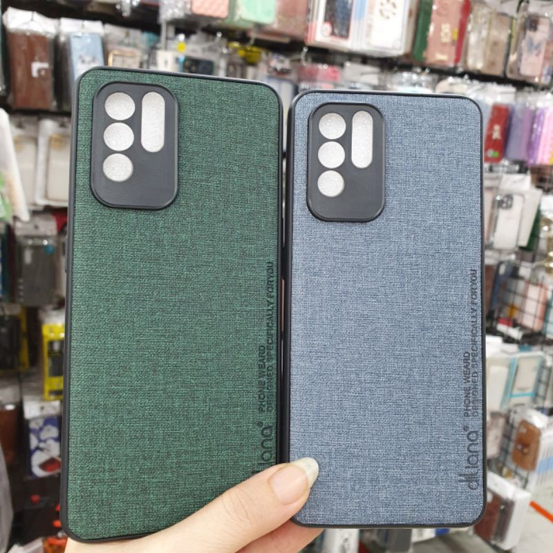 Ốp lưng Oppo Reno 6 5G / 6Z dẻo màu lưng vải có bảo vệ camera hàng loại tốt