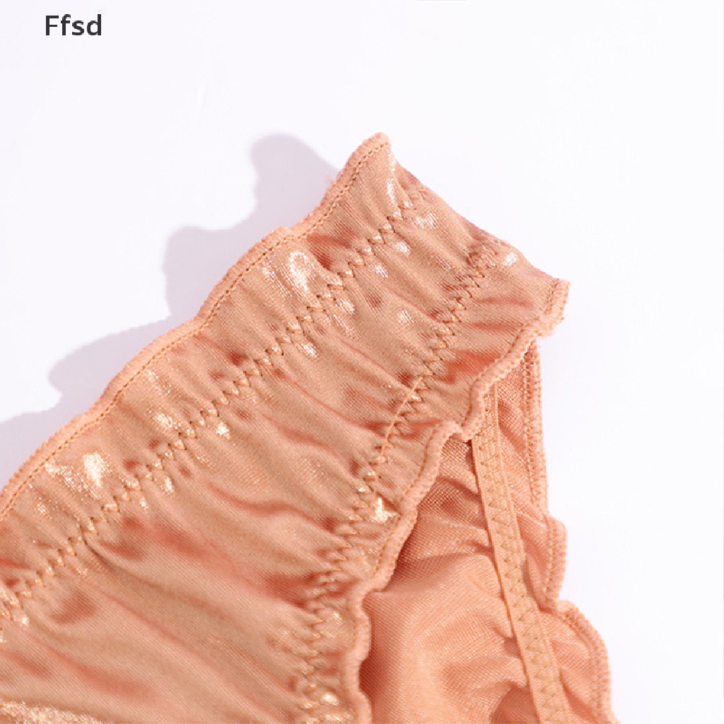 {Ffsd} Quần Lót Satin Lưng Thấp Siêu Co Giãn Gợi Cảm Cho Nữ * Hot