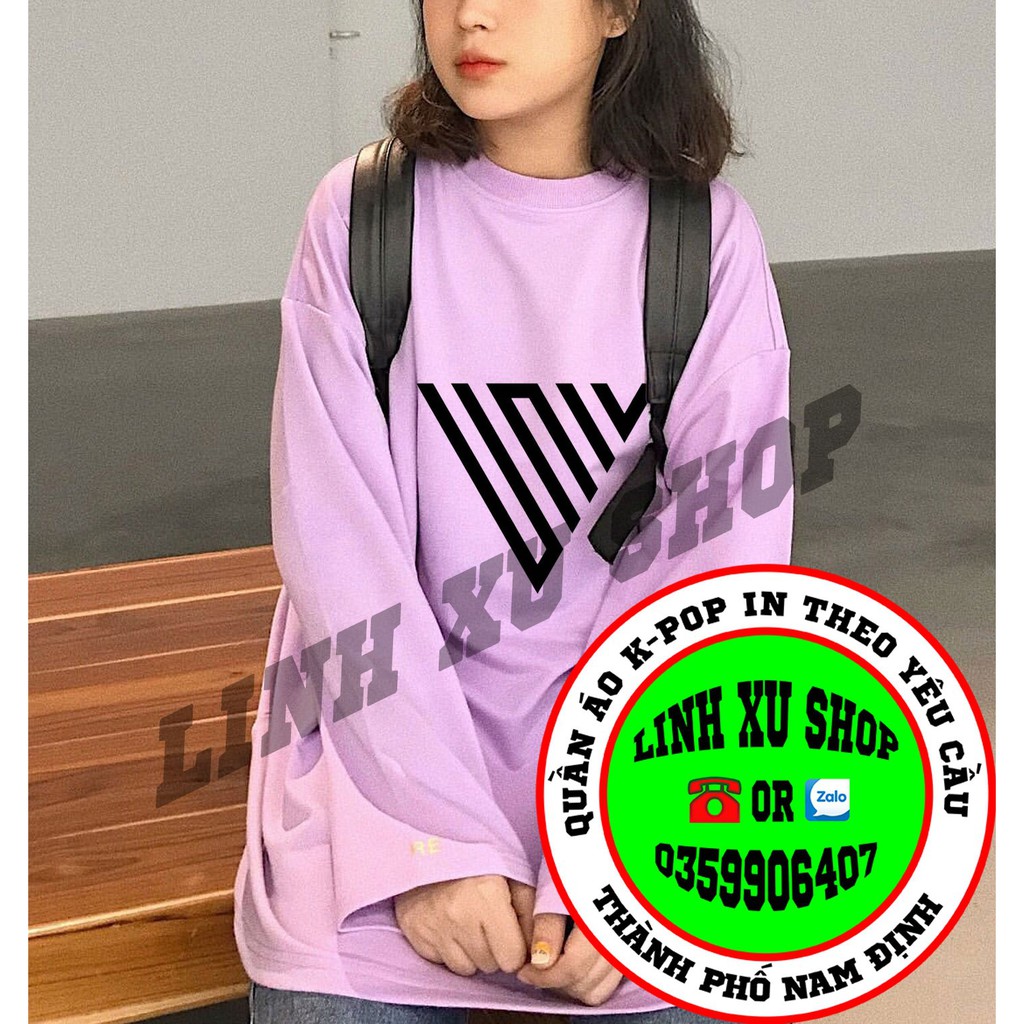 Áo thu đông màu tím dài tay nhóm nhạc UNI5