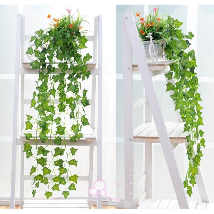 Chùm Cây dây leo trang trí lá thường xuân PVC