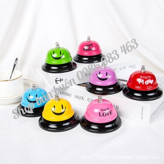 CHUÔNG BẤM ĐẾ SẮT Có Chọn Màu ( Chữ Và Hình Thay Đổi Theo Mỗi Kiện Hàng )