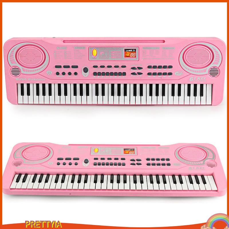 Đàn Organ Điện 61 Phím + Micro Đồ Chơi Âm Nhạc Cho Bé