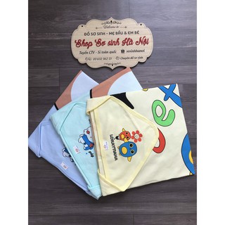 Chăn ủ mùa hè có mũ cho bé sơ sinh/Vải đẹp 100% cotton(chất đẹp)