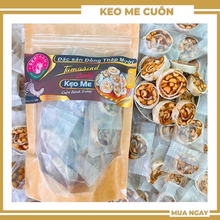 Kẹo Me cuộn bánh tráng Senfarm ít đường bịch 250g
