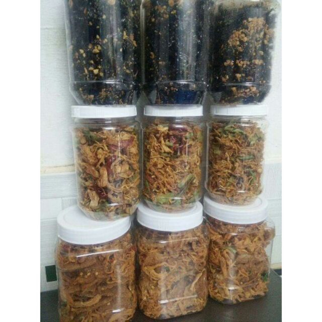 Ăn vặt: cơm cháy lắc khô gà, khô gà lá chanh, rong biển sấy tỏi