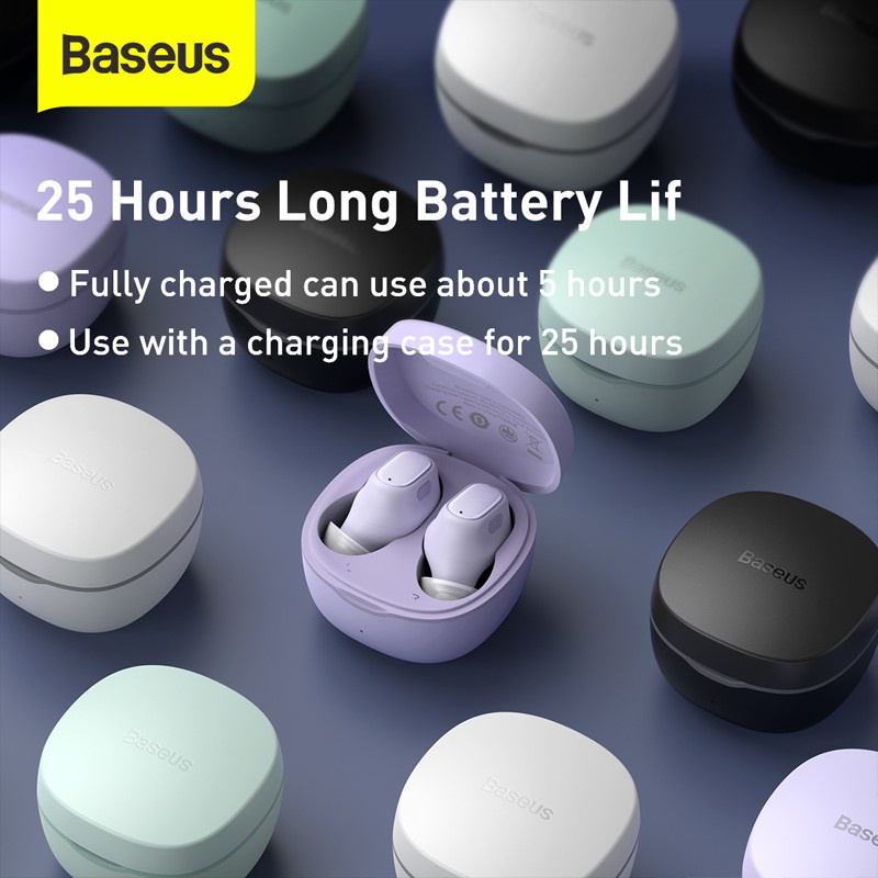 Tai nghe bluetooth không dây Baseus WM01 cho samsung huawei sony oppo xiaomi ...