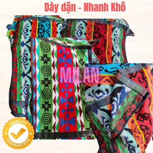 KHĂN LAU DÀY DẶN 30*40 MÀU THỔ CẨM MÀU SẪM TỐI