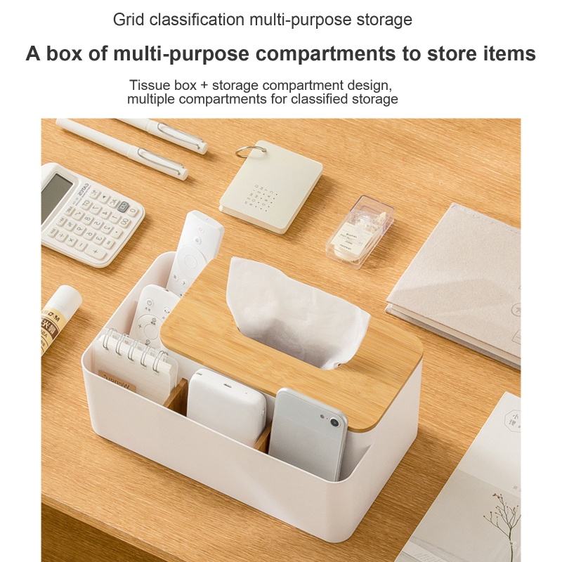 Hộp Đựng Khăn Giấy Cỡ Lớn Đa Năng Tiện Dụng Cho Khách Sạn