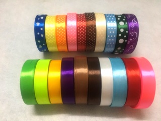[1 Mét] Ruy Băng Lụa Đẹp 2cm - Đồng giá 3k/mét