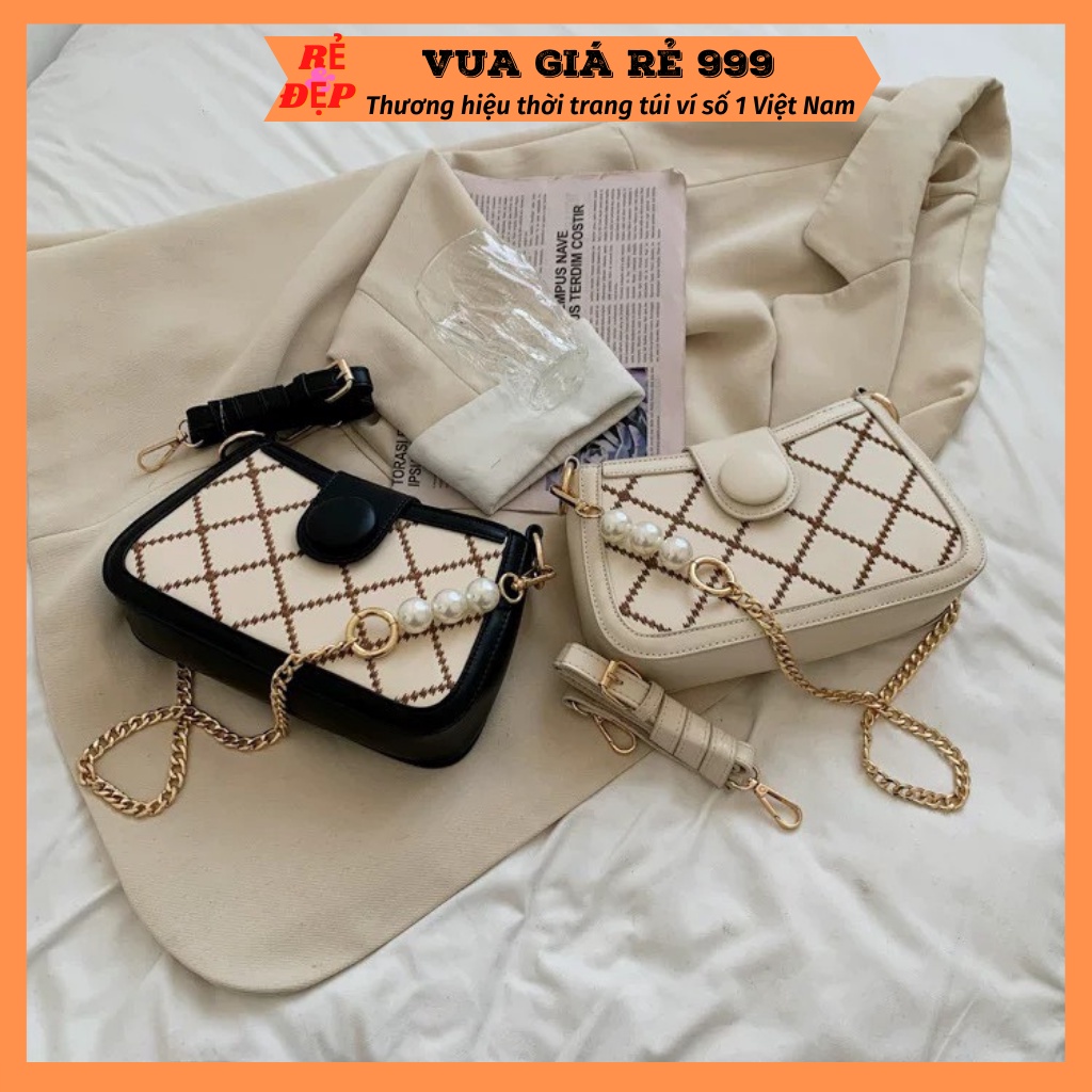 Túi xách đeo chéo nữ giá rẻ đẹp đi chơi phong cách thời trang hàn quốc dễ thương cute DC371